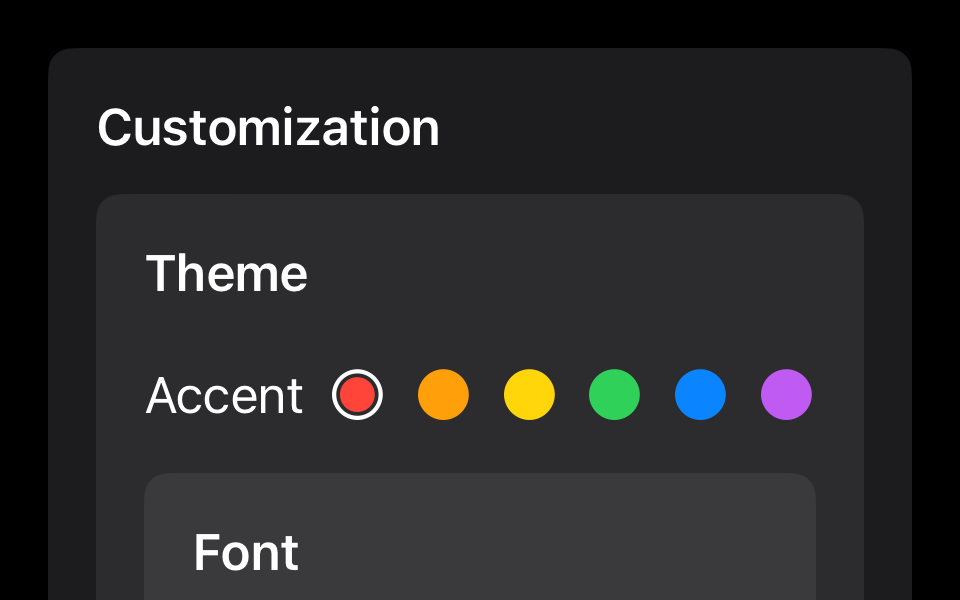 Three nested GroupBox views.